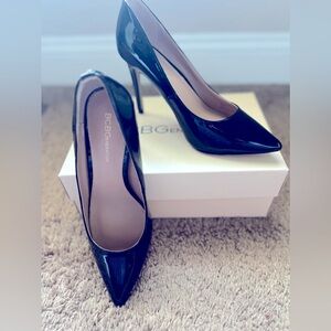 New BCBGeneration Black Patent Leather Pumps